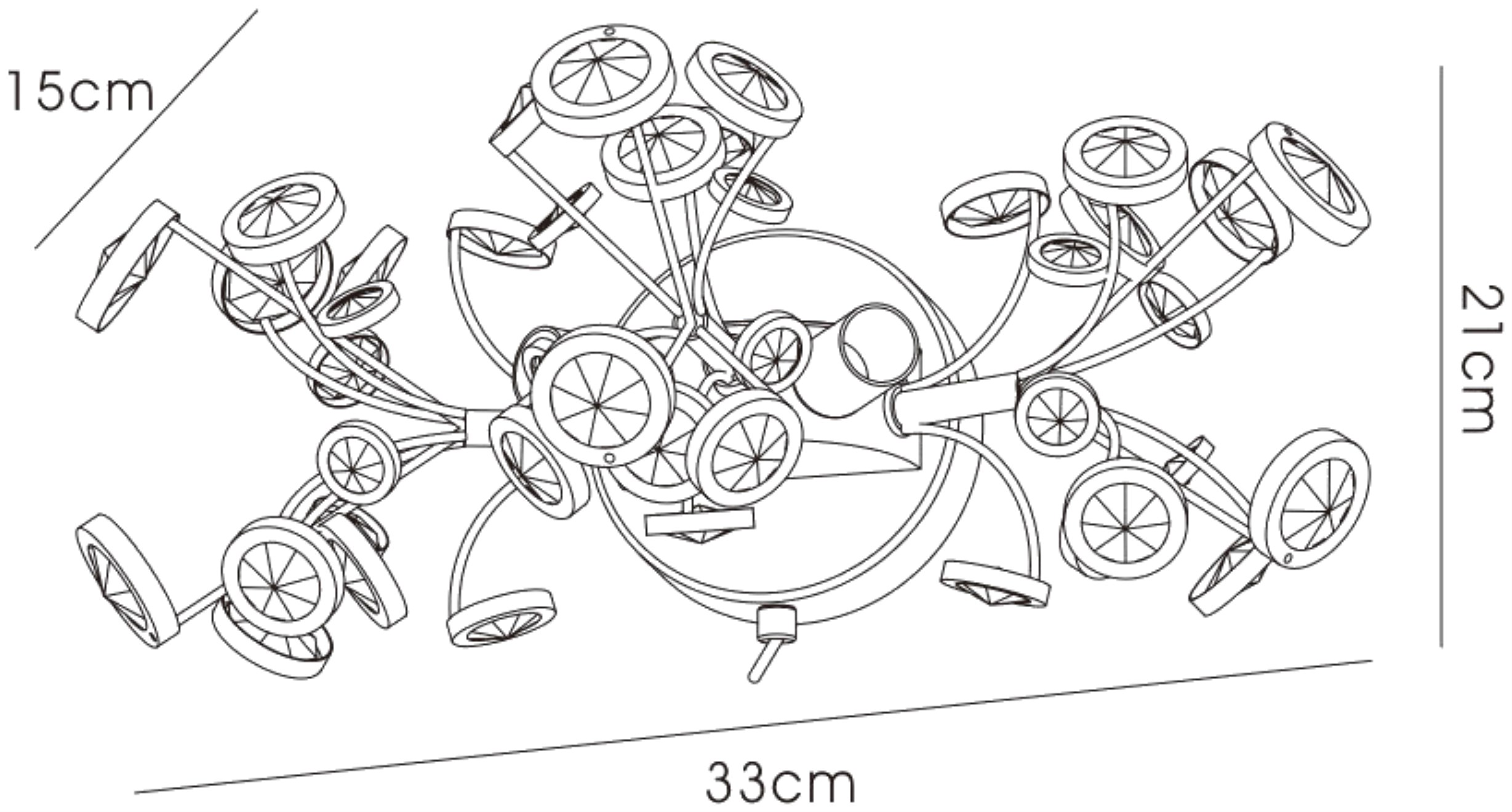 Savanna Crystal Wall Lights Diyas Flush Crystal Wall Lights